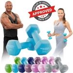 Miweba Sports Gymnastikhanteln 2er-Set NKH100, bodenschonend, 0,5-10 kg,