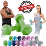 Miweba Sports Gymnastikhanteln 2er-Set NKH100, bodenschonend, 0,5-10 kg,