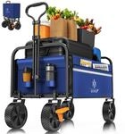 KESSER&reg; Bollerwagen faltbar Handwagen Transportkarre max. 150kg Tragkraft &...
