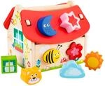 New Classic Toys Sortierspiel Haus 8 Steine bunt Holzspielzeug Kinderspielzeug aus
