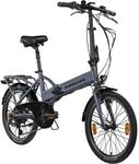 Z&uuml;ndapp Z101 20 Zoll Elektro Klapprad f&uuml;r Erwachsene 150 - 180 cm 6 Gang E