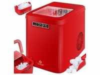 KESSER® Eiswürfelbereiter Eiswürfelmaschine Edelstahl Ice Maker 12 kg...