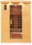 Dewello&reg; Infrarotkabine Infrarotsauna PIERSON PRO 135cm x 105cm Hemlock-Zeder inkl.