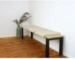 Lycce Klemmkissen Sitzkissen mit 2 Leisten 37cm Klemmtiefe, Kunstleder