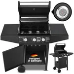 Juskys BBQ Gas-Grill Louisiana, 3 Brenner Grillrost, Deckel mit Thermometer Juskys BBQ Gas-Grill Louisiana, 3 Brenner Grillrost, Deckel mit Thermometer