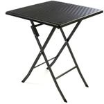 VCM Klapptisch Ma&szlig;e 61x61x75 cm Stehtisch Partytisch Gartentisch klappbar 