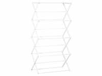 HOMCOM Wäscheständer mit 8 Ebenen weiß 74 x 35 x 144 cm (LxBxH)