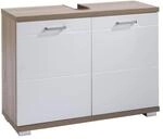 byLIVING Waschbeckenunterschrank NEBRASKA, Breite 80 cm, Artisan Eiche/wei&szlig;