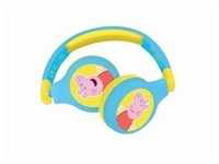 Faltbare Kopfhörer Peppa Wutz 2in1 Bluetooth® und Kabelanschluss