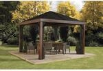 Sojag Aluminium Pavillon Valencia 12x12 Wood