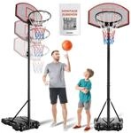 tectake&reg; Basketballkorb, freistehend, mit R&uuml;ckwand und St&auml;nder, Korbh&ouml;he 178 &ndash;