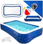 KESSER&reg; Aufblasbarer Pool Familienpool f&uuml;r Kinder und Erwachsene Gartenschwimmbad