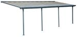 Palram Canopia Feria Terrassen&uuml;berdachung anthrazit 730x295x260-305 cm (LxBxH)