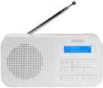 Denver DAB-42 FM-Radio&ndash; Batteriebetrieb, Dual-Alarm-Wecker, wei&szlig;