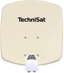 TechniSat DIGIDISH 33 Sat-Sch&uuml;ssel mit Twin-LNB & Wandhalterung, 2 TN beige