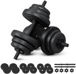 Artsport 2er Hantelset 20kg - Kurzhantel Set mit 2 Kurzhanteln, 12 Gewichte &ndash;