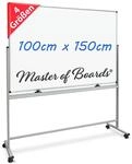 Master of Boards Whiteboard Stanford Lackiert Mobil & drehbar
