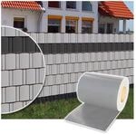 Plantiflex&reg; Sichtschutzrolle f&uuml;r Doppelstabmattenzaun 35m - grau