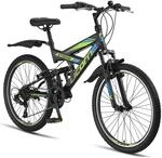 Licorne Bike Strong V Premium Mountainbike in 24 und 26 Zoll - Fahrrad f&uuml;r Jungen,