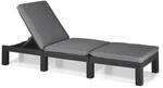 ALLIBERT by KETER Keter Sessel lang mit Daytona Graphit 441306 Kissen