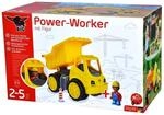 BIG 800054836 - Power-Worker - Beweglicher Kipper mit schwankbarer Ladekappe