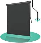 Strattore Ausziehbare Senkrechtmarkise / Vertikalmarkise 140 x 250 cm - Anthrazit