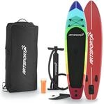 ArtSport Stand Up Paddle Board Retro Love &ndash; Aufblasbares SUP Board Set bis 150 kg -