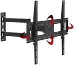 VCM Universal TV Wandhalterung 32-70 Zoll bis 25 kg 10 Grad neigbar kippbar 90