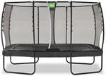 EXIT Allure Premium Trampolin 214x366cm - schwarz
