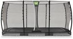 EXIT Allure Classic Bodentrampolin 244x427cm - schwarz