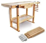 BAMATO Hobelbank WORK-1520 aus Massivholz BAMATO Hobelbank WORK-1520 aus Massivholz
