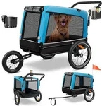 KESSER® Hundeanhänger Boxer 3-in-1 Hundebuggy & Jogger Fahrradanhänger groß ca. KESSER® Hundeanhänger Boxer 3-in-1 Hundebuggy & Jogger Fahrradanhänger groß ca.