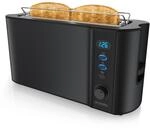 Arendo Automatik 2 Scheiben 1000W Langschlitz Toaster, Auftaufunktion,