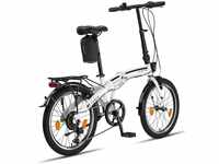 Licorne Bike Conseres Premium Falt Bike in 20 Zoll - Fahrrad für Herren, Jungen,