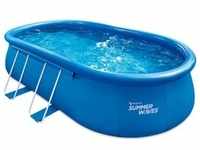 Summer Waves Quick Set Pool 549x305x107 cm blau