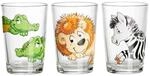 Ritzenhoff & Breker Kindergl&auml;ser Happy Zoo 205 ml 3er Set