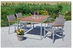 Merxx Naxos Set 5tlg. Ausziehtisch