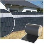 Plantiflex&reg; Sichtschutzrolle f&uuml;r Doppelstabmattenzaun 35m - anthrazit