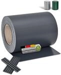 Juskys PVC Sichtschutzstreifen Doppelstabmatten Zaun - 35m x 19 cm anthrazit