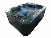 Home Deluxe Outdoor Whirlpool BLACK MARBLE PURE