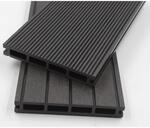 HOME DELUXE WPC Terrassendielen Komplettset (inkl. Unterkonstruktion) SAMANA -