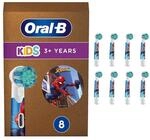 Oral-B EB10-8 Kids Spiderman Aufsteckb&uuml;rsten 8er f&uuml;r Elektrische Kinderzahnb&uuml;rste