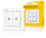 Schellenberg Rolladenschalter mit Rastfunktion Unterputz wei&szlig;