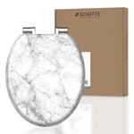 Sch&uuml;tte MDF WC-Sitz MARMOR STONE, Toilettendeckel mit Absenkautomatik Motiv
