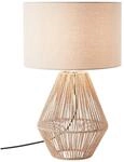 BRILLIANT Lampe, Laraine Tischleuchte natur/beige, 1x A60, E27, 42W, Mit