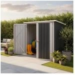 HOME DELUXE Ger&auml;teschuppen aus verzinktem Stahl BOHIO XXS - 147 x 86 cm