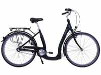 Hawk City Comfort Premium Black Damen 26 Zoll - Leichtes Fahrrad mit Shimano 3...