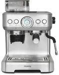 H.Koenig Espressomaschine mit Mahlwerk EXPRO980, K&ouml;rnungsbeh&auml;lter, 15 Mahlgr&ouml;&szlig;en,