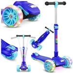 KIDIZ&reg; Roller Kinder Scooter X-Pro2 Dreiradscooter mit PU LED Leuchtenden...