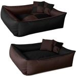 BedDog 2in1 Hundebett waschbar Hundekissen mit Rand Hundesofa